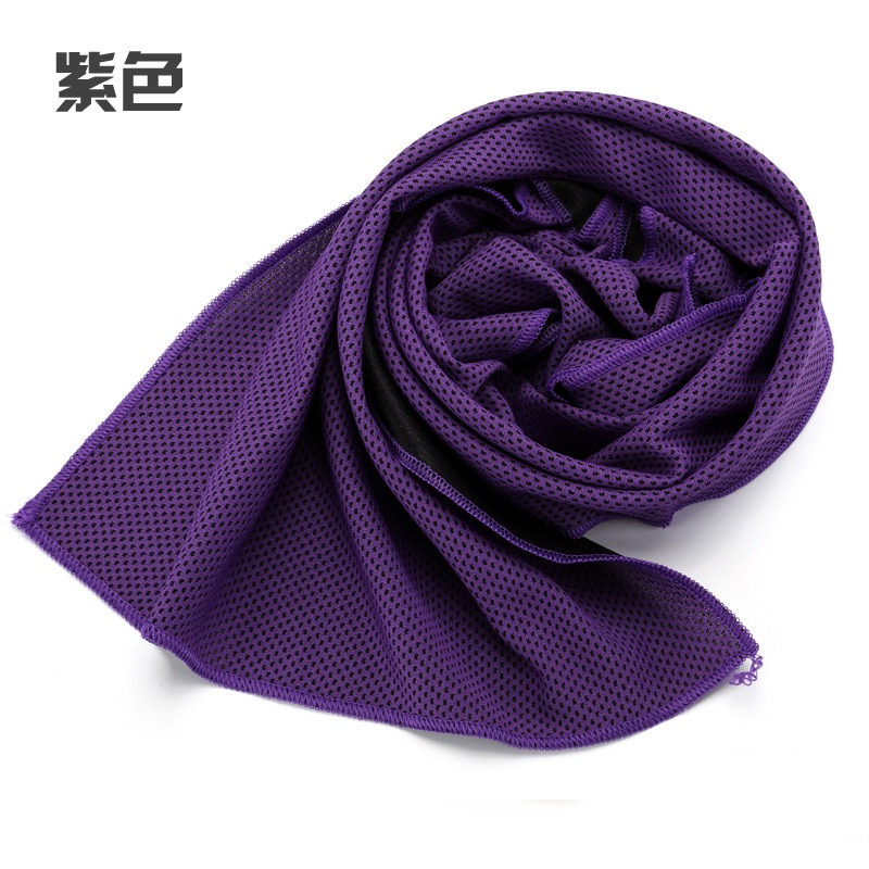 violet neck cooling towel sports chilly pad for sale