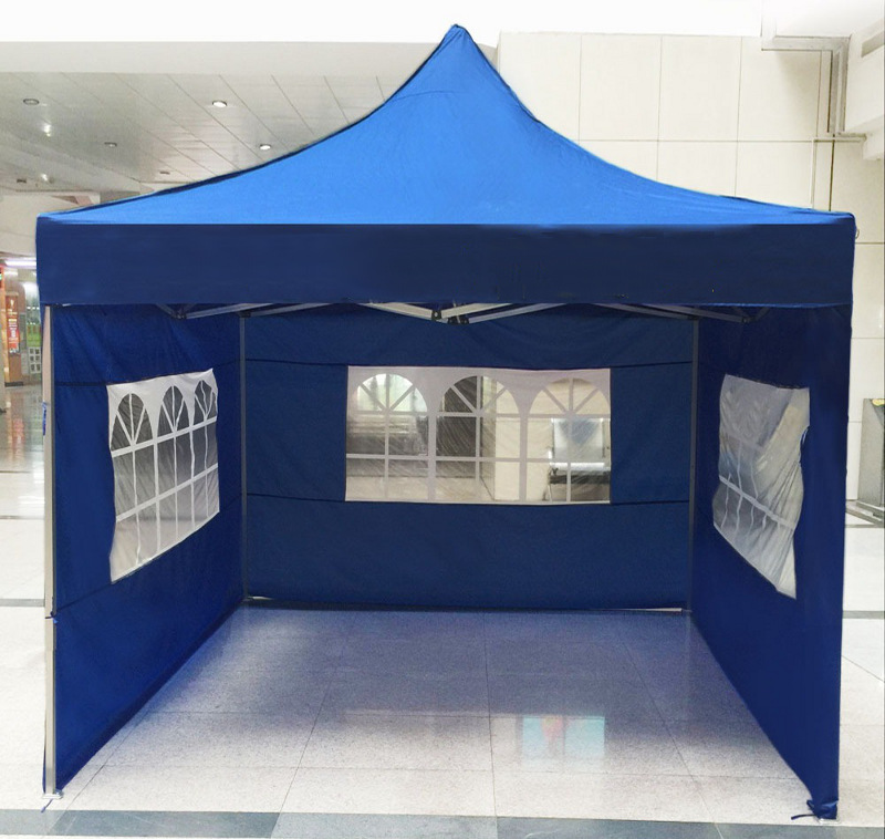 Custom pop up tent with 3 side walls