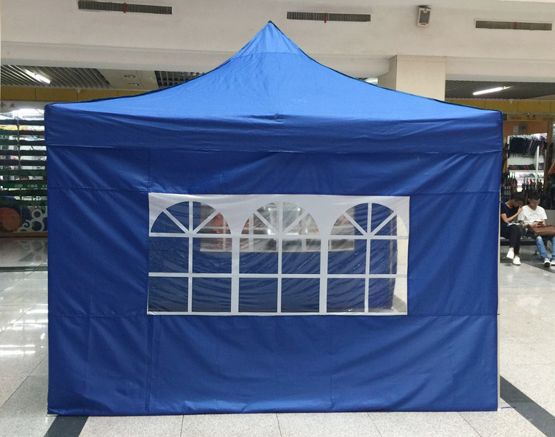Custom pop up tent with 3 side walls