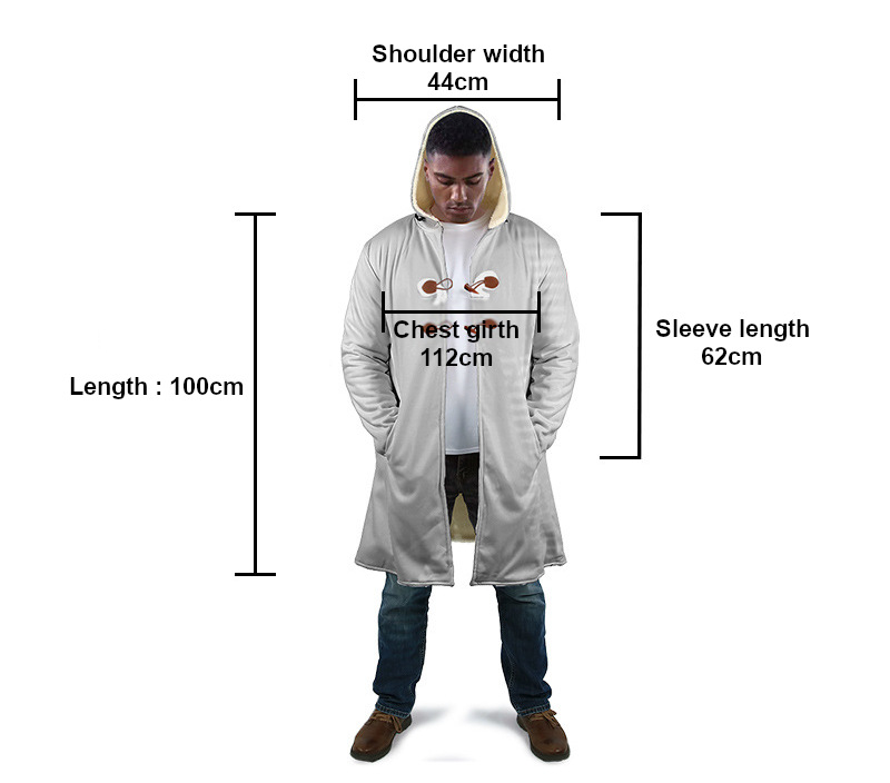 custom long coat all-over printing no minimum winter fleece lined hooded jacket men's volvet