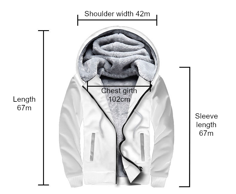custom all-over winter hoodie thick fleece lined sweatshirt warm hooded jacket personalized printing no minimum