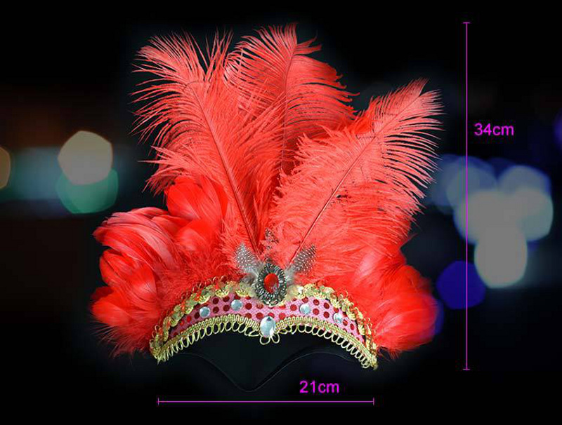Feather headband wholesale, custom made purple feather tiara