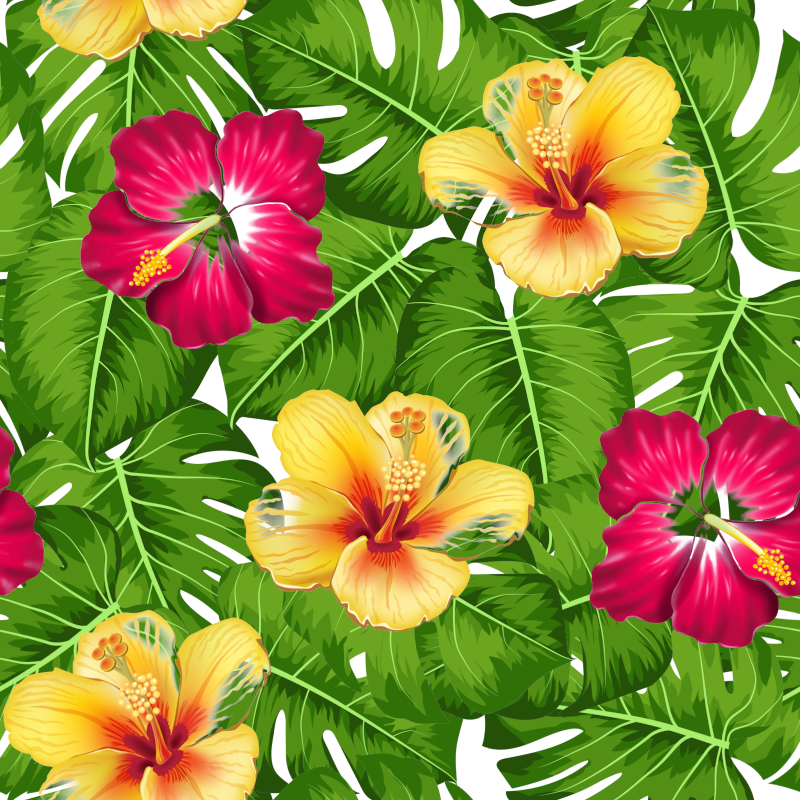 repeat logo image maker seamless pattern generator hawaiian flower