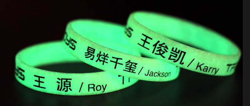 growing effect of rubber bracelets