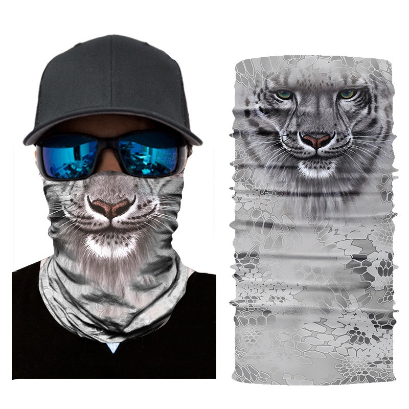 animal neck gaiter wholesale sun UV protection cycling cover leopard face mask