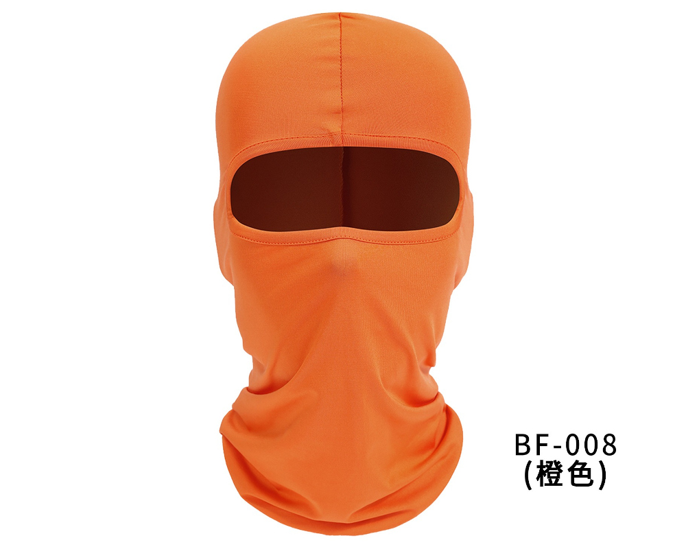 orange balaclava cycling motorcycle full face mask wholesale