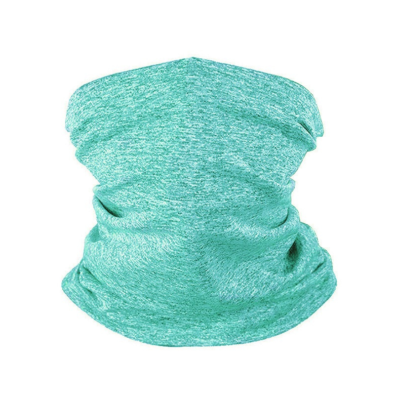 bluish green kids boys girls neck gaiter filter pocket tube face mask anti virus dust bacteria