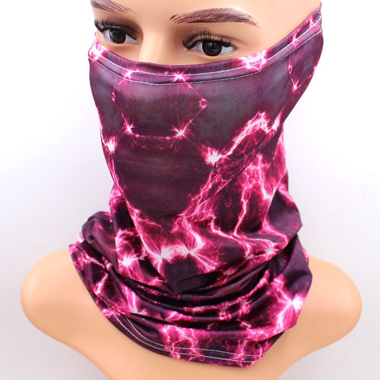 cool lightning neck gaiter sun UV protection face mask breathable lightweight cooling