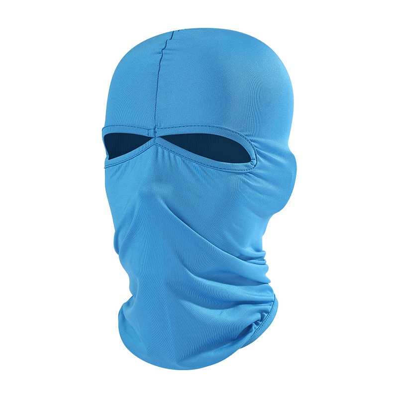 summer anti-UV cycling balaclava, motorcycle full face mask wholesale blue