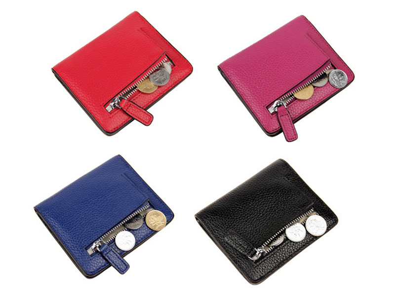 small genuine leather wallet lady women rfid wholesale