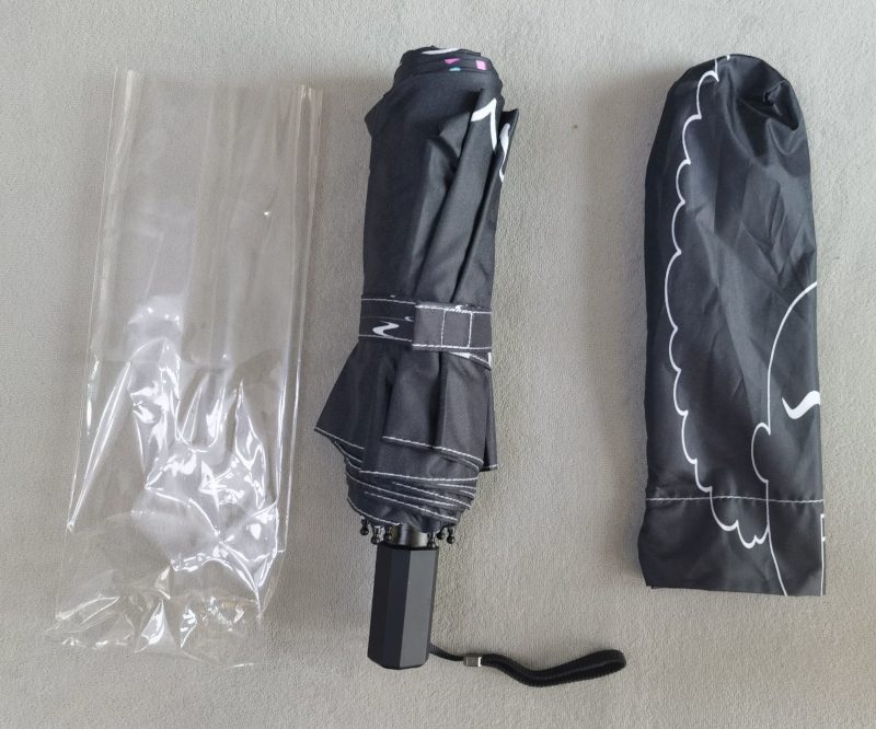 custom printed umbrella all-over 3-fold manual personalized