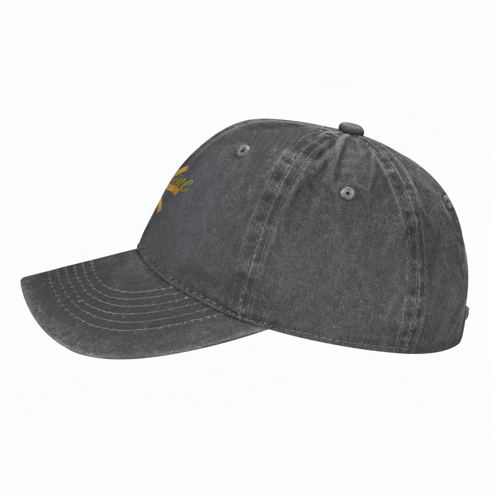 custom black washed denim baseball cap custom black washed denim baseball cap