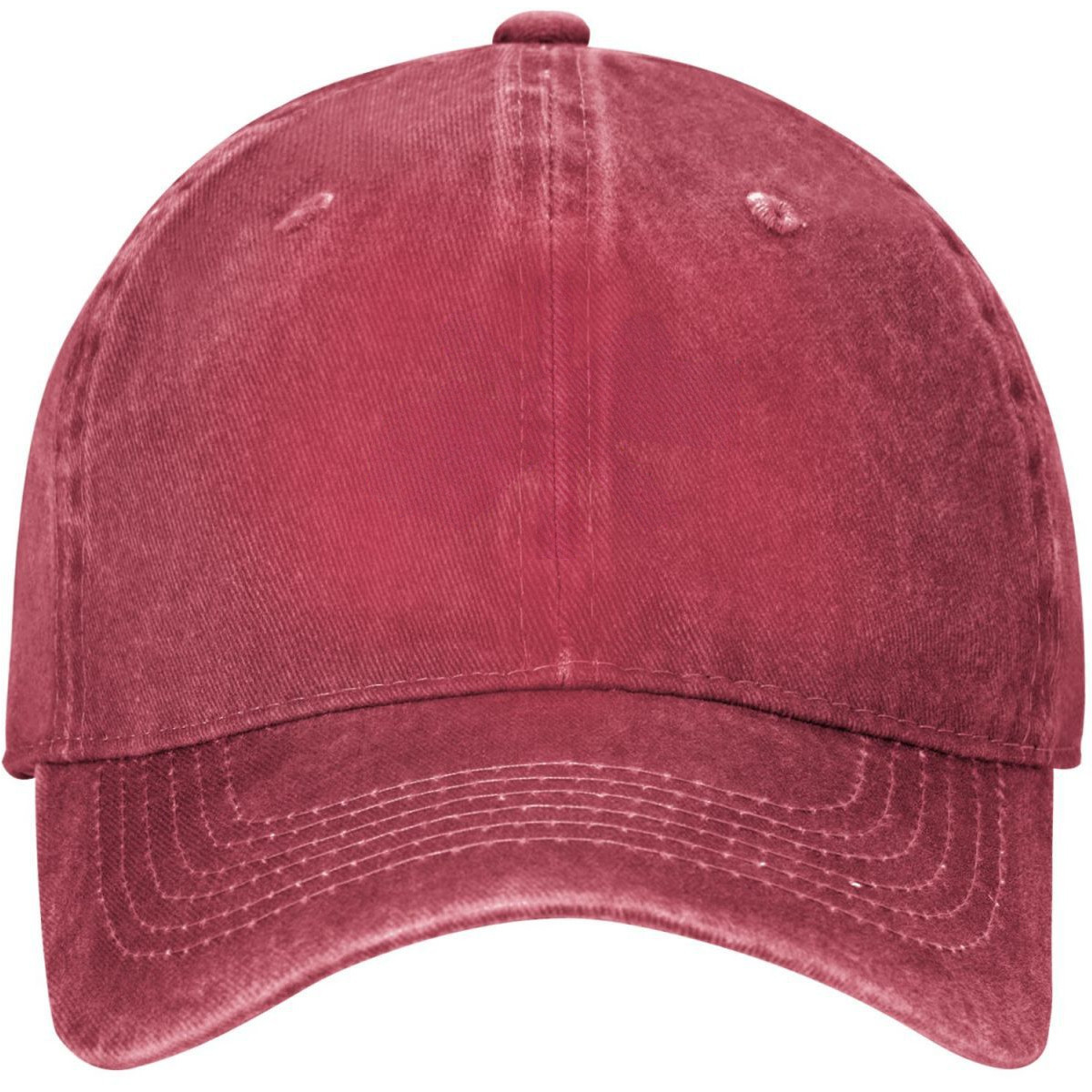 custom dark red washed denim baseball cap custom dark red washed denim baseball cap