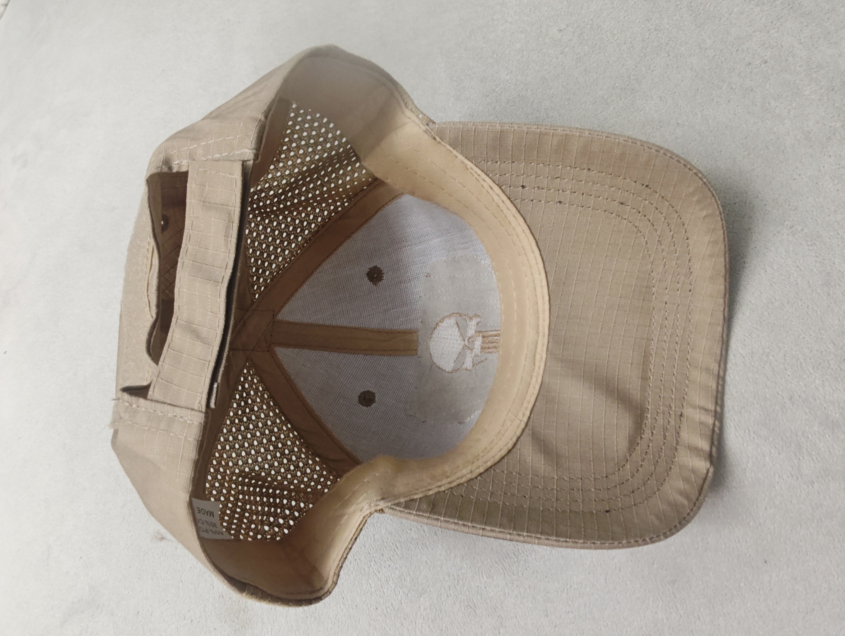 tactical skull patch mesh back cap hat