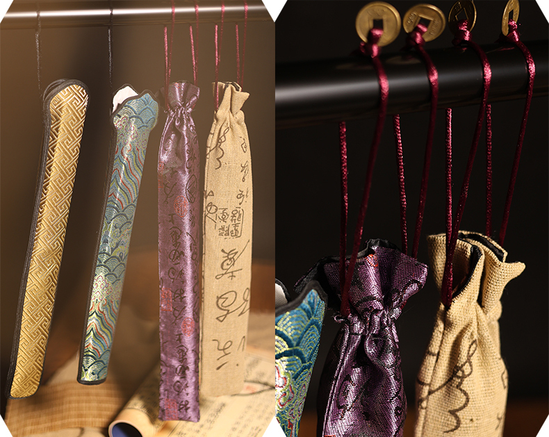 Chinese Style Folding Fan Pouches
