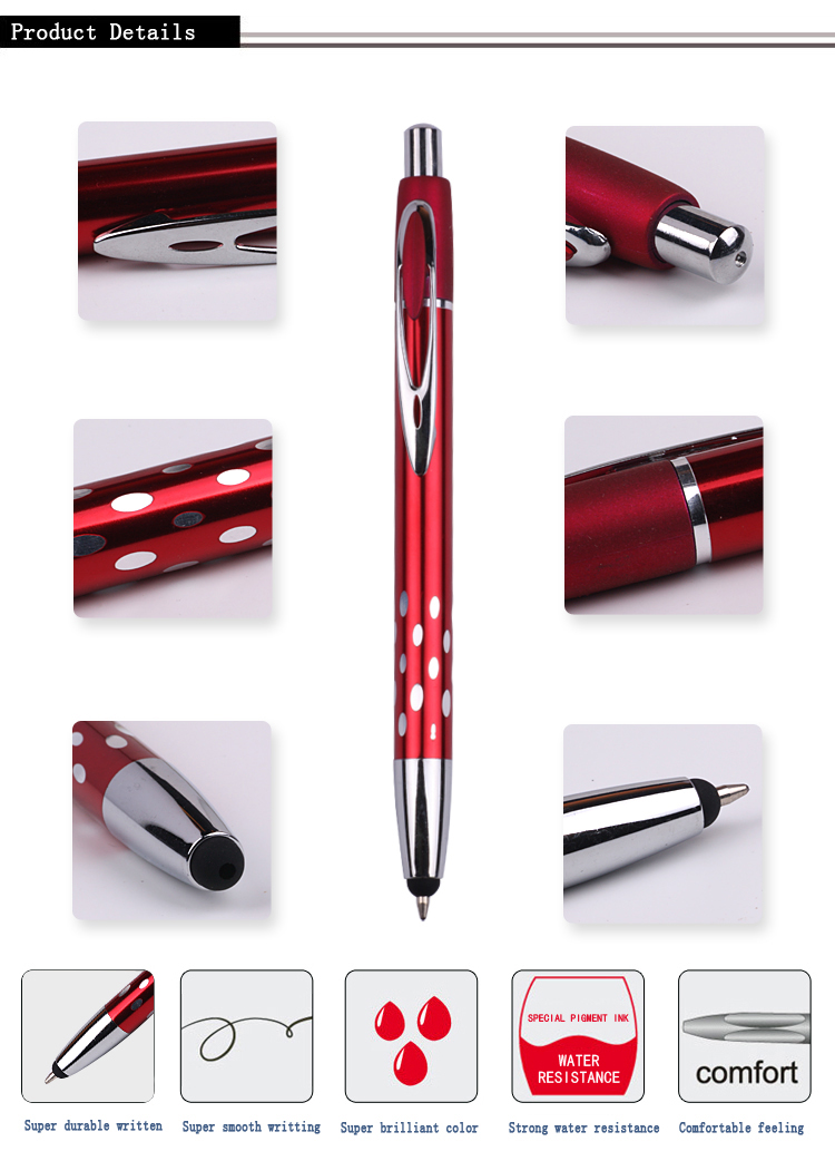 Stylus metal ballpoint pen