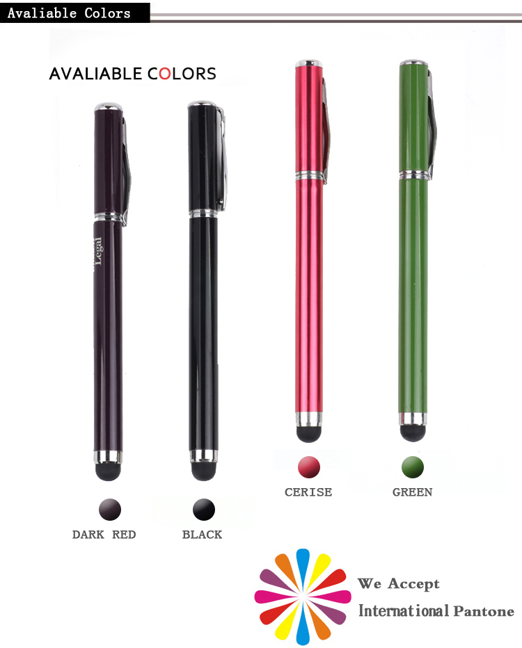 Stylus metal ballpoint pen