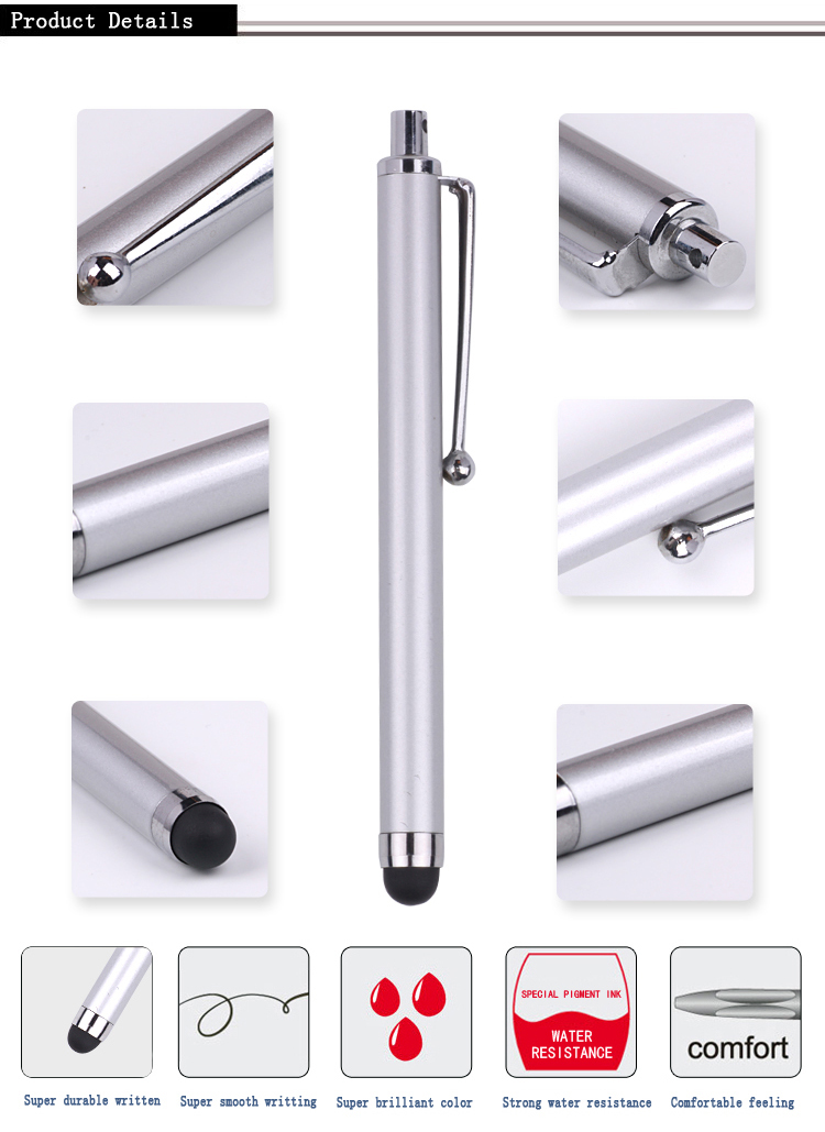 Stylus metal ballpoint pen