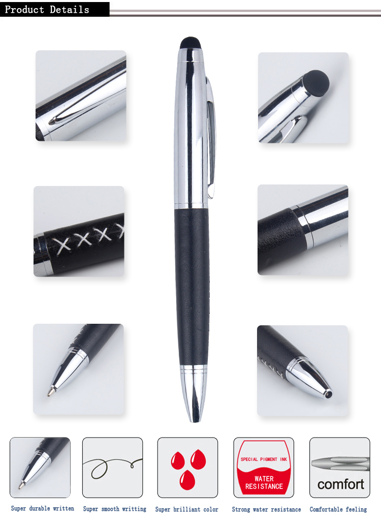 Stylus metal ballpoint pen