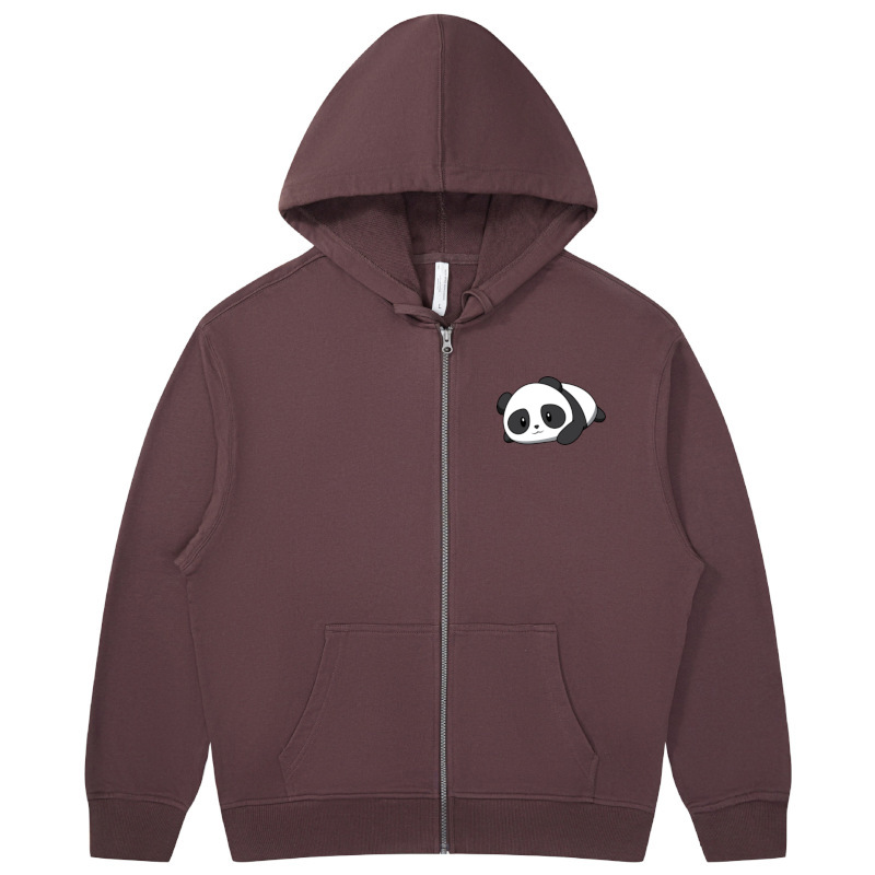 custom pure 100 cotton oversized drop shoulder zip hoodie