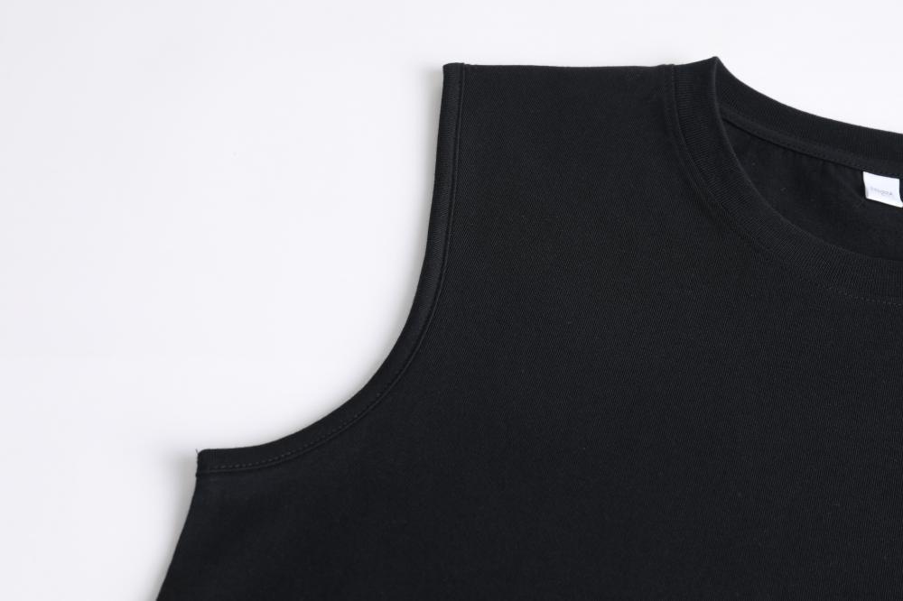 pure 100% combed cotton custom printed sleeveless t-shirt no minimum design your own personalized women's men's tank top