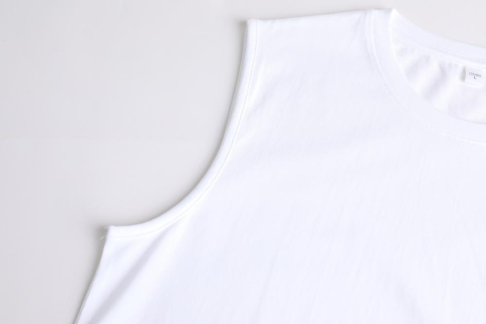 pure 100% combed cotton custom printed kids sleeveless t-shirt no minimum design your own personalized boys girls tank top