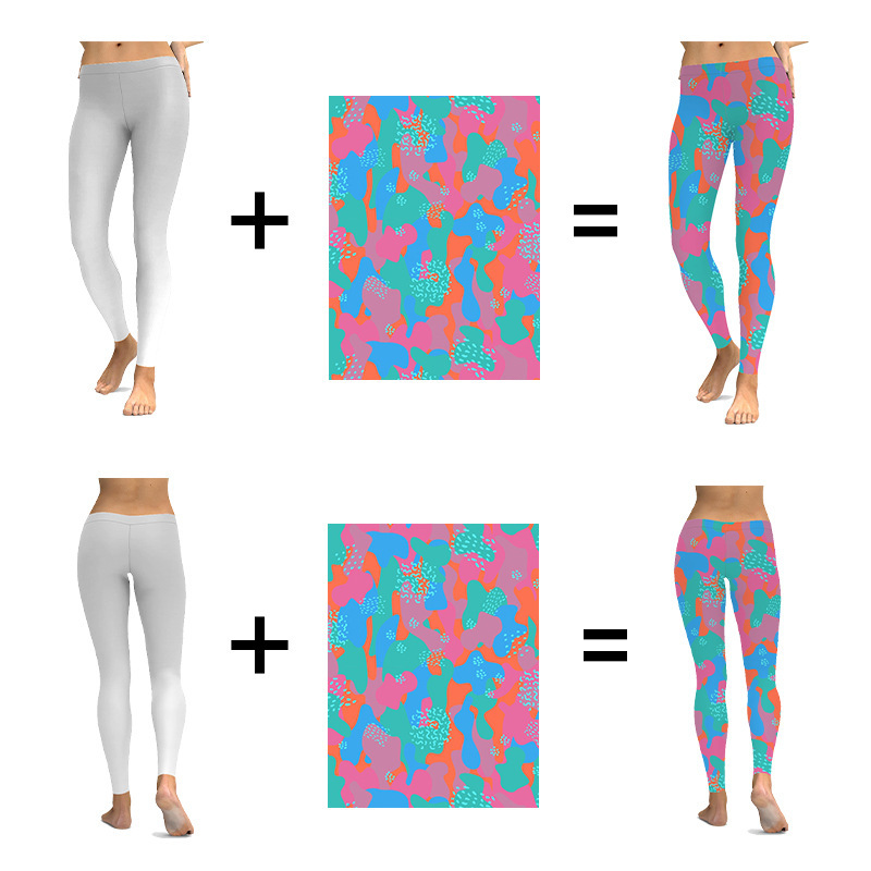 Women Designed To Move Allover Print 7/8 Leggings, Pink