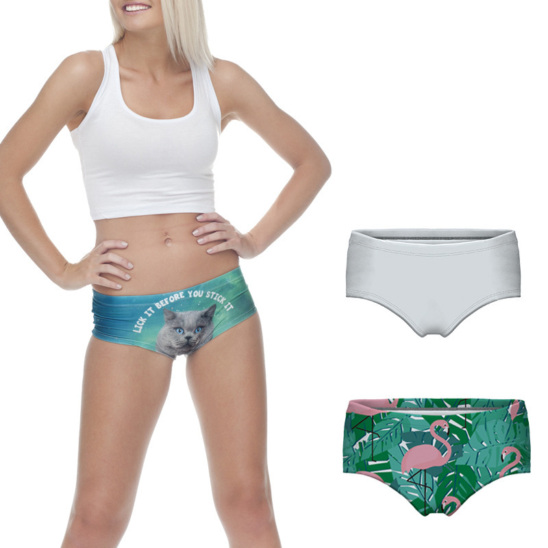 Custom Women's Underwear,Personalized Low-waist Women Lingerie