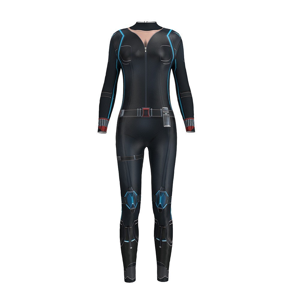 women's full bodysuit custom all over printing no minimum design your own cosplay costumes Black Widow