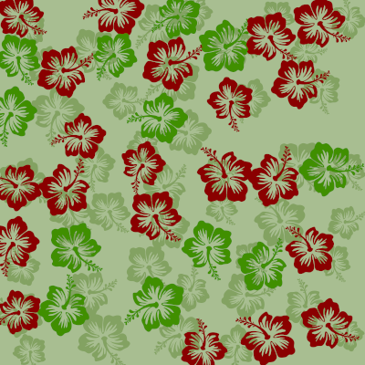 Hawaiian shirt pattern floral image picture sage green design background free download