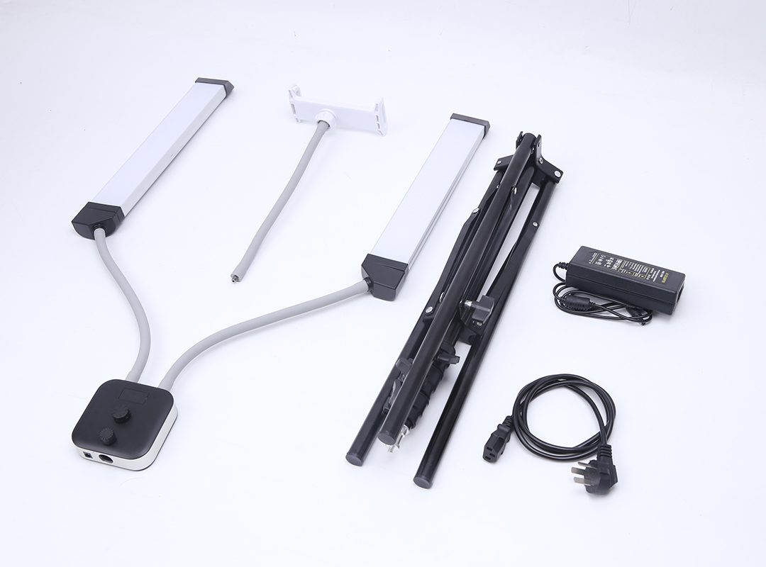 Two arms s1elfie light parts