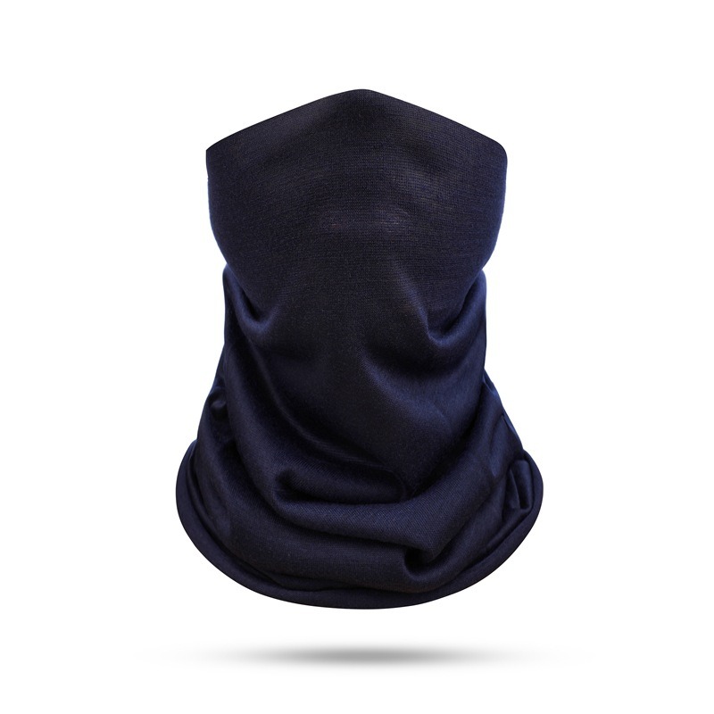 Blank Neck Gaiters Seamless Wholesale Face Mask Tube Buff Black White