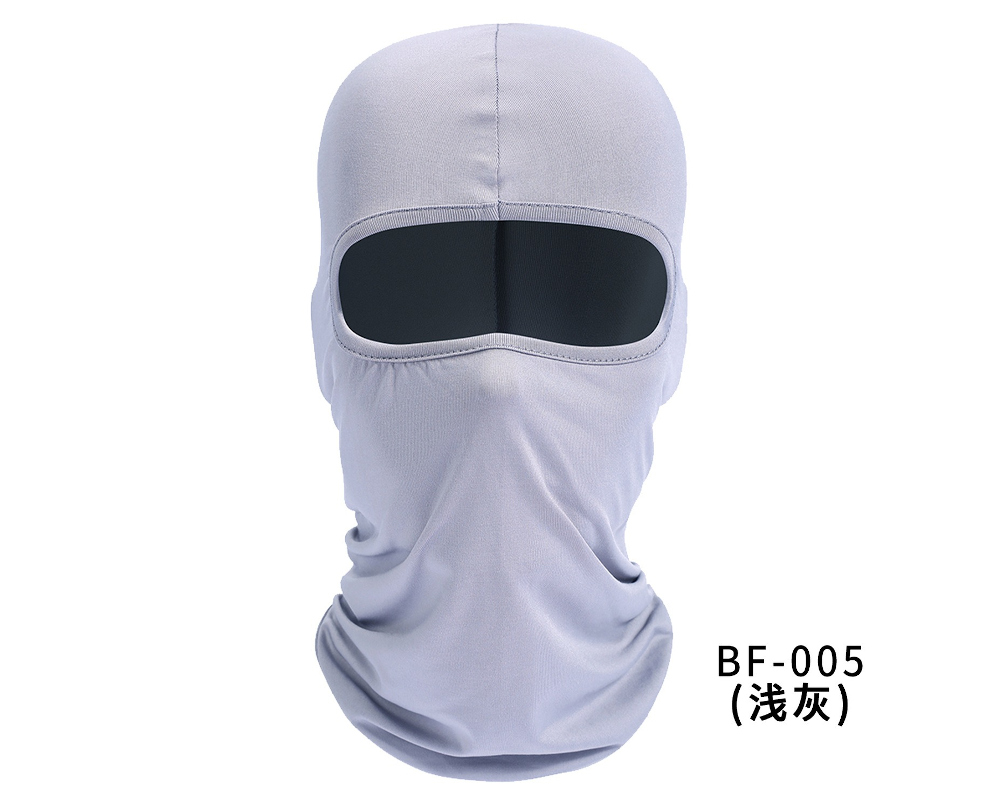 light gray balaclava cycling motorcycle full face mask wholesale