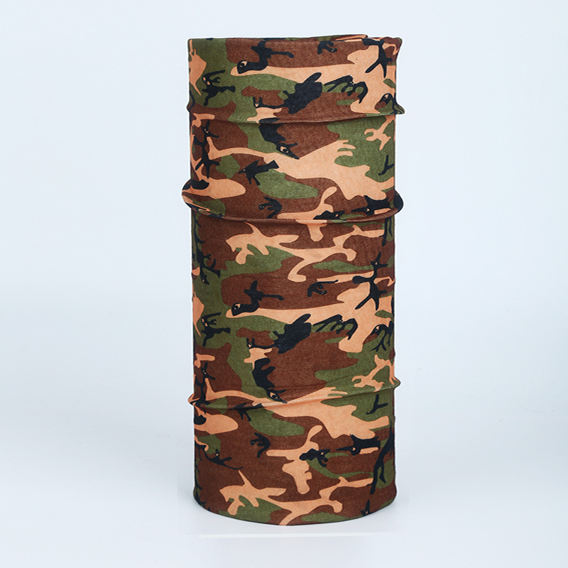 seamless printed neck gaiter thin lightweight breathable