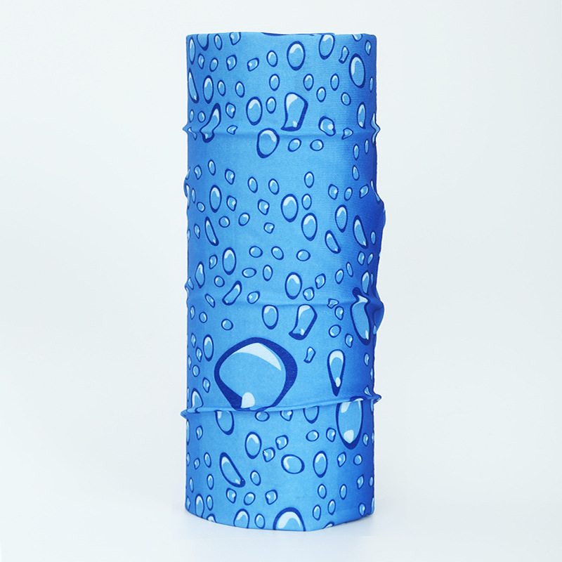 seamless printed neck gaiter thin lightweight breathable