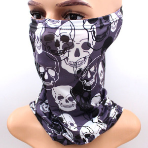 Bivenant Store 1Pack Skull Cooling Neck Gaiter Mask Tube Scarf