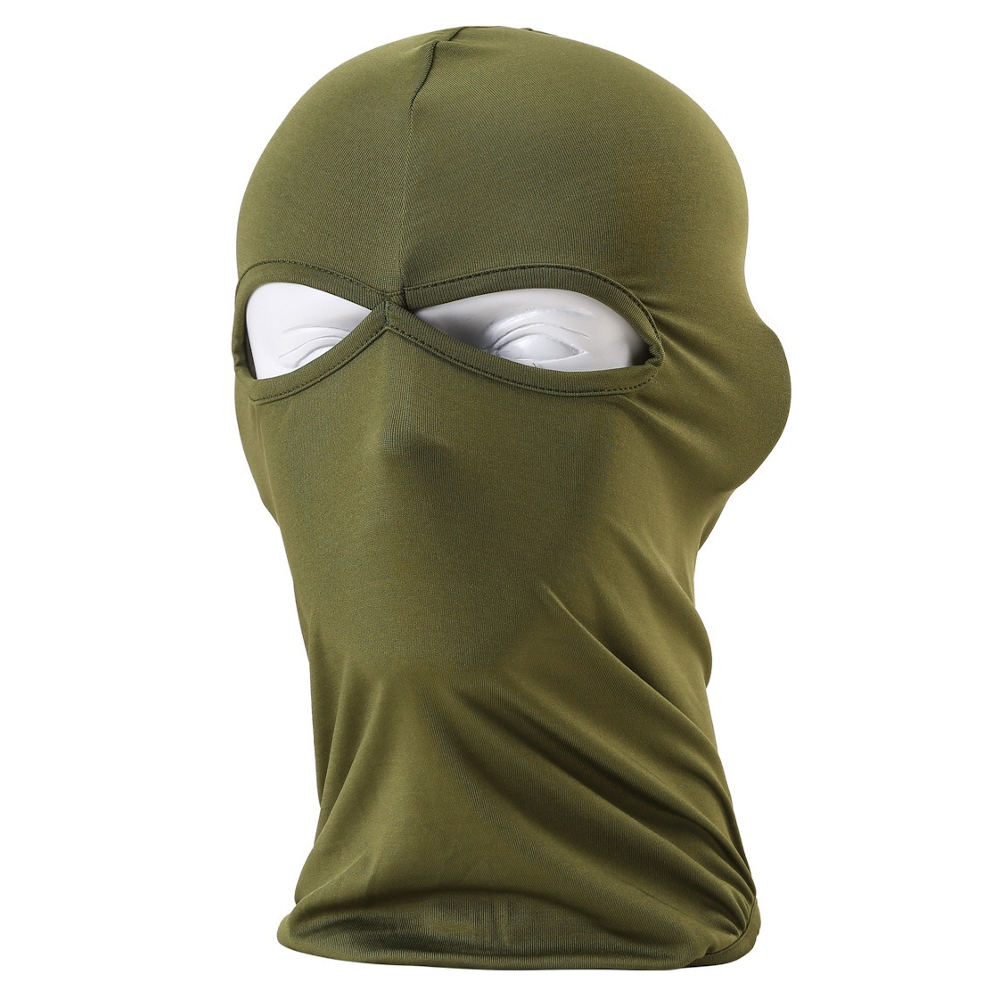 army green summer anti-UV cycling balaclava, motorcycle full face mask wholesale