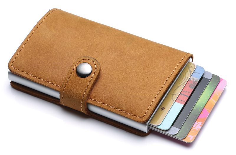 Premium Leather Credit Card Holder & Wallet