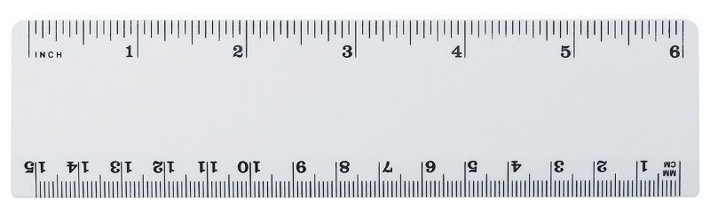 a ruler to scale