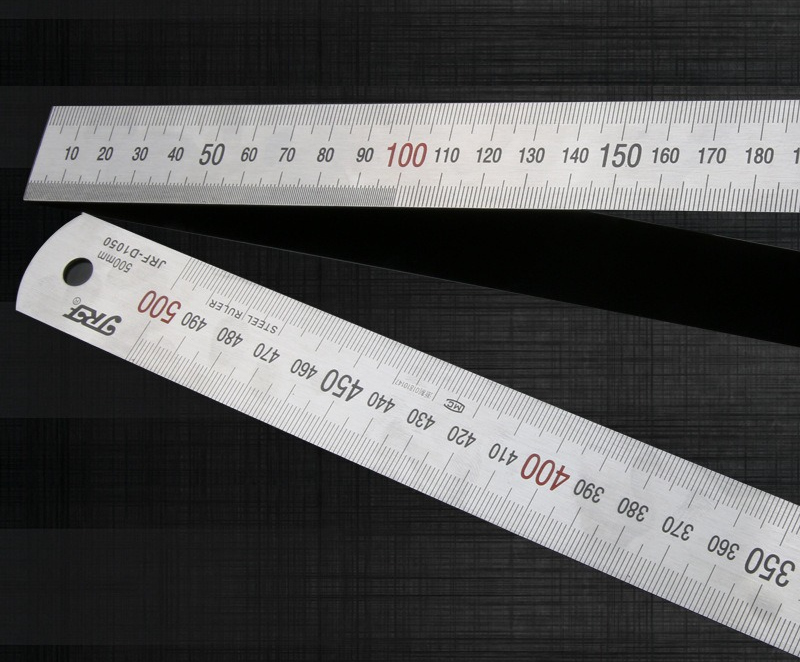 Empire 6 Metal Ruler with millimeter and 1/16 markings