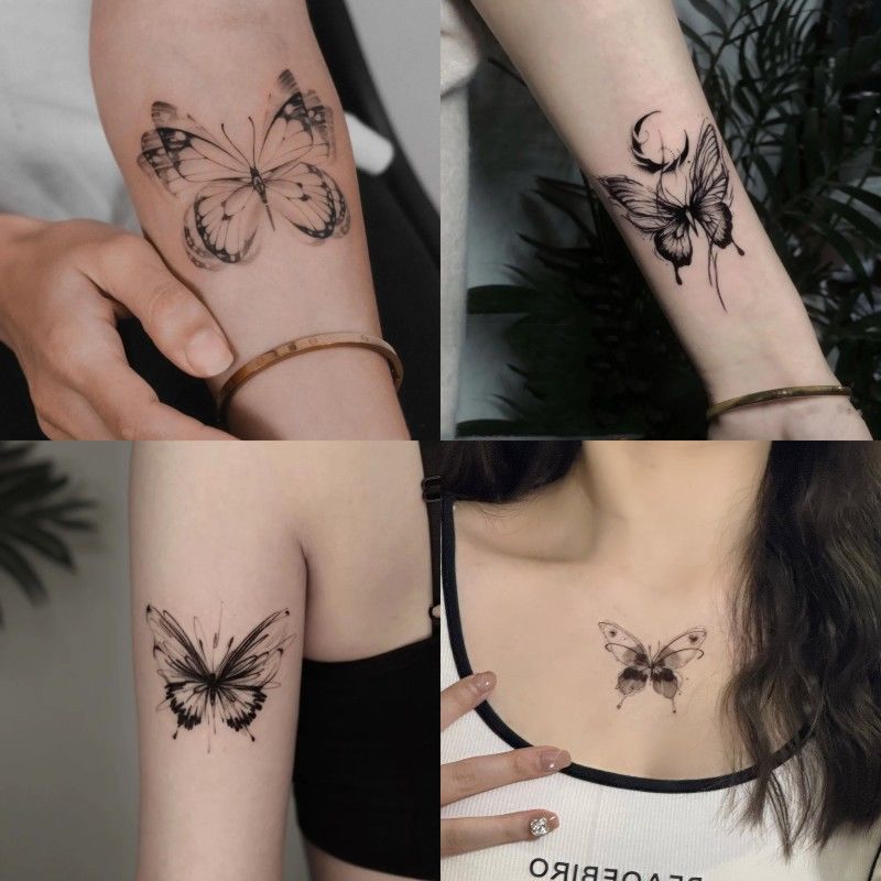 butterfly temporary tattoo sticker