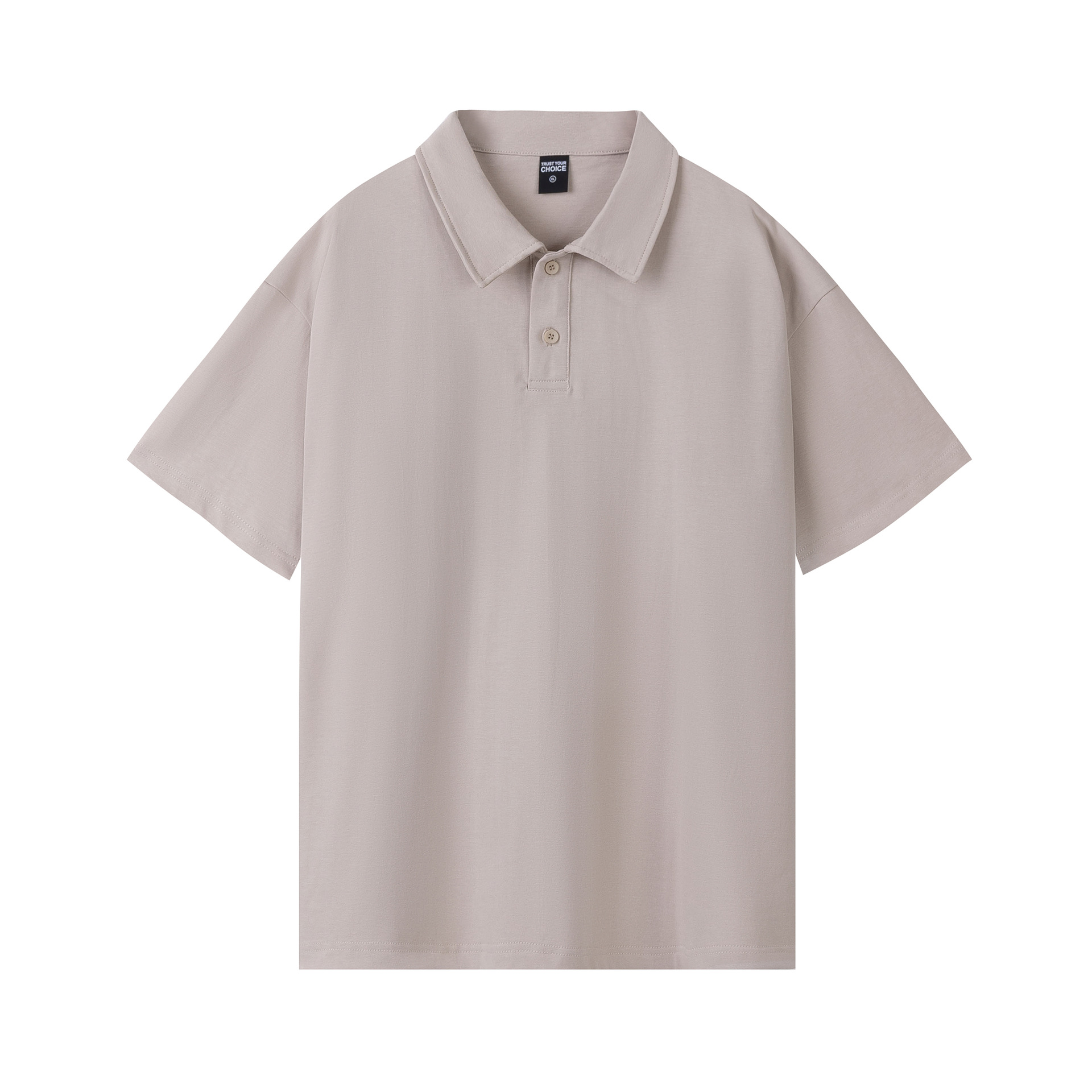 pure 100% combed cotton heavyweight polo shirt men's women's