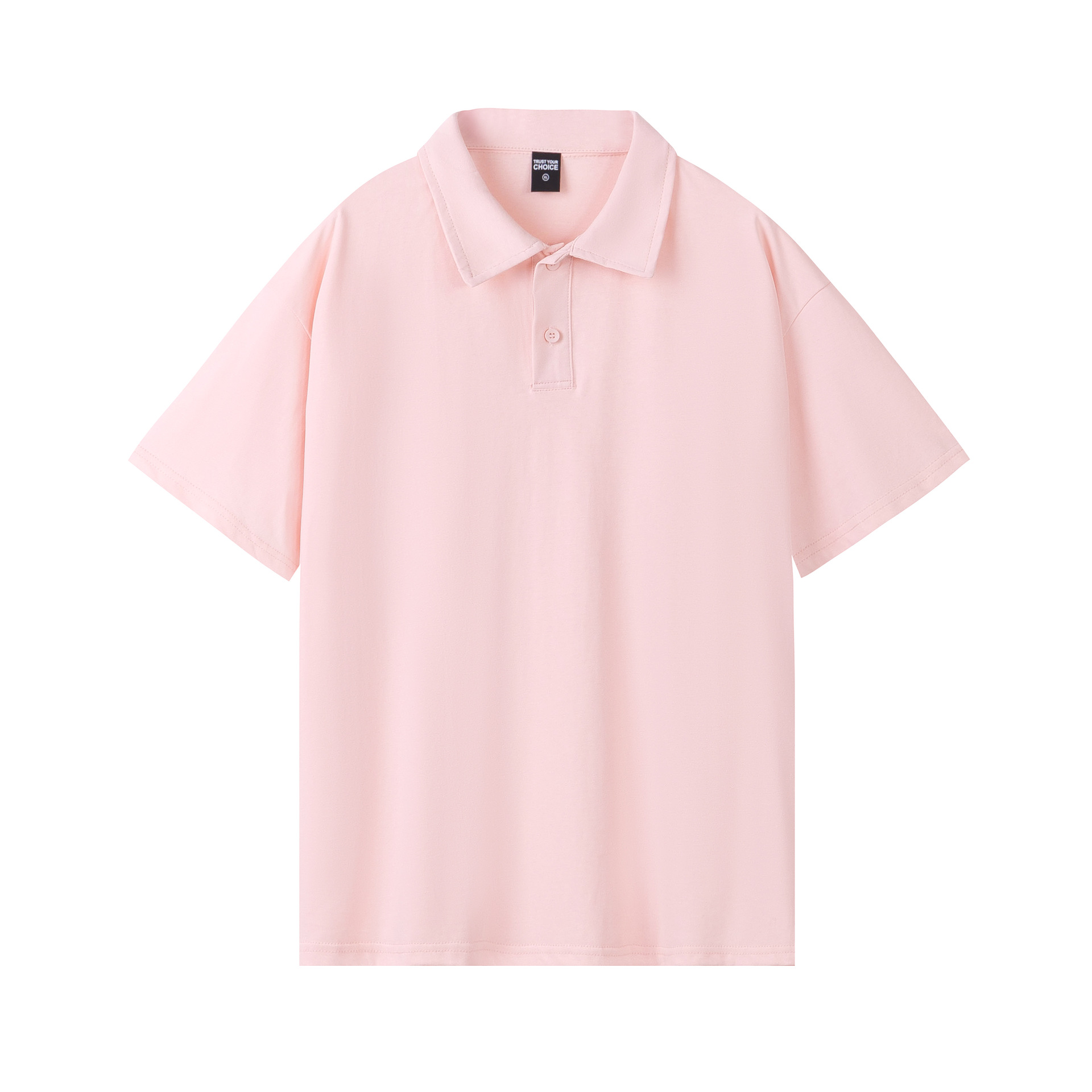 pure 100% combed cotton heavyweight polo shirt men's women's