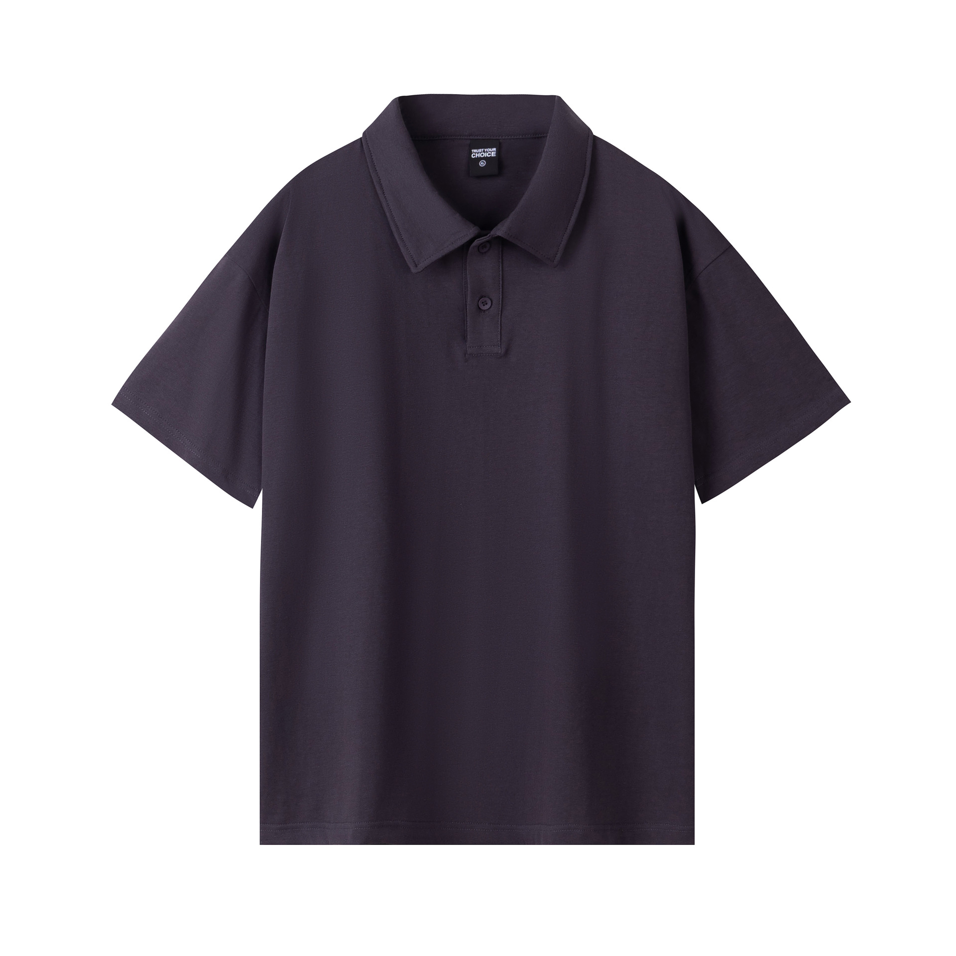pure 100% combed cotton heavyweight polo shirt men's women's