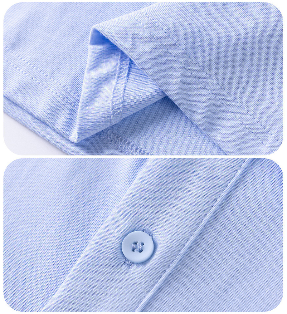 pure 100% combed cotton heavyweight polo shirt men's women's