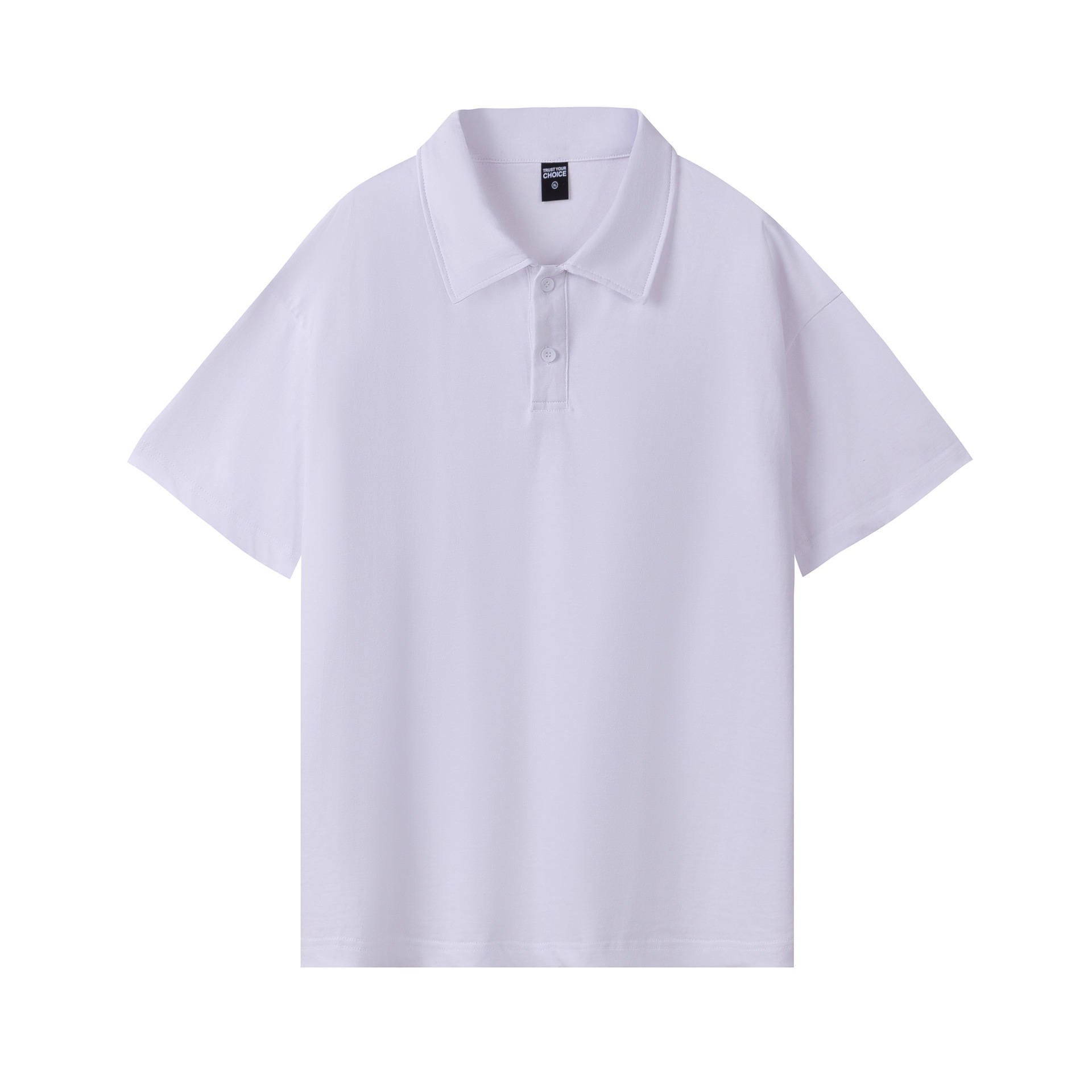 pure 100% combed cotton heavyweight polo shirt men's women's