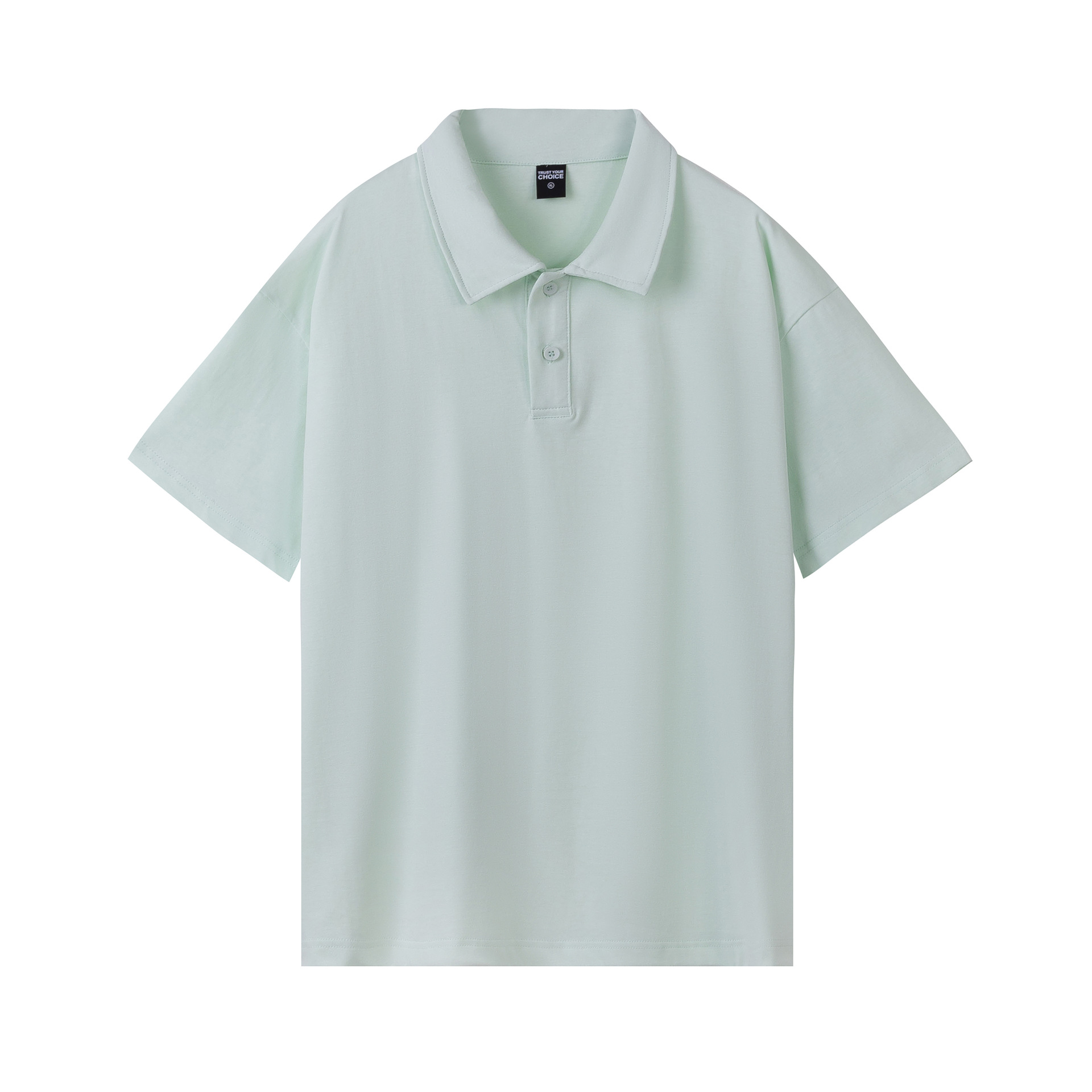 pure 100% combed cotton heavyweight polo shirt men's women's
