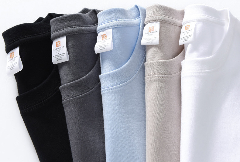 pure 100% combed cotton sleeveless T-shirt men's women's tank top crew neck
