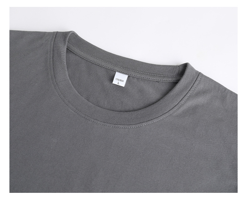 pure 100% combed cotton sleeveless T-shirt men's women's tank top crew neck