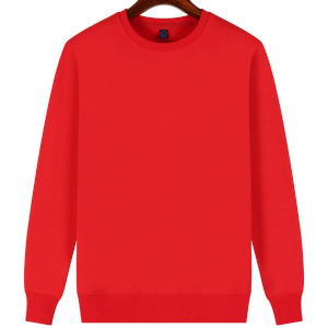 pure 100% cotton sweatshirt long sleeve crew neck